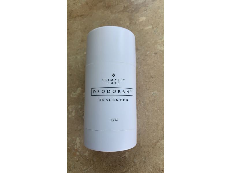 Primally Pure Deodorant, Unscented, 1.7 oz