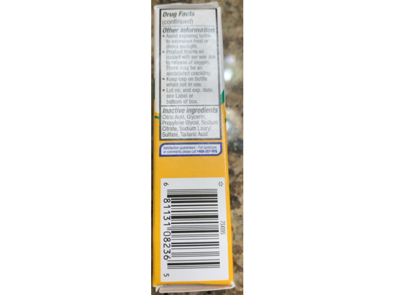 Equate Ear Drops Earwax Removal Aid, 0.5 fl oz/15 mL