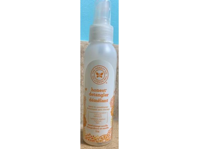 The Honest Company Detangler Conditioner, Sweet Orange Vanilla, 4 fl oz/118 mL