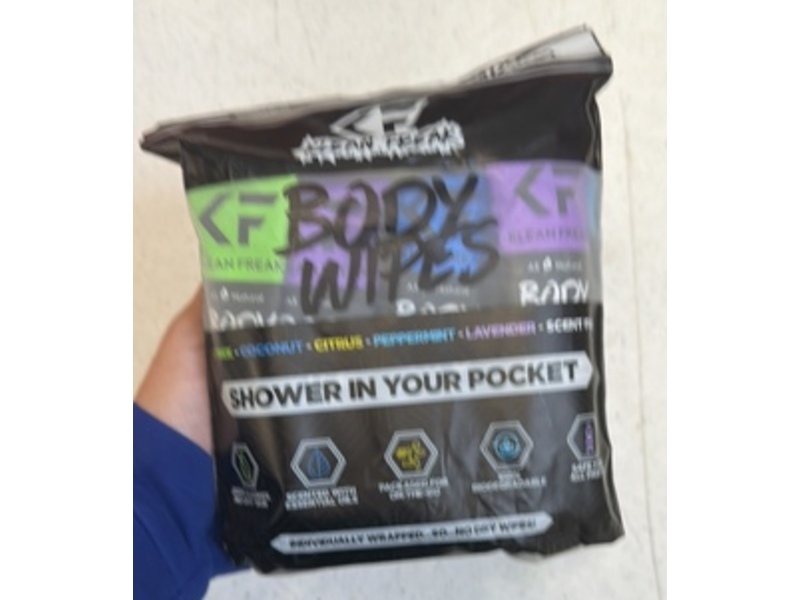 Klean Freak Shower In Your Pocket Body Wipes, Mixed, 12 Count