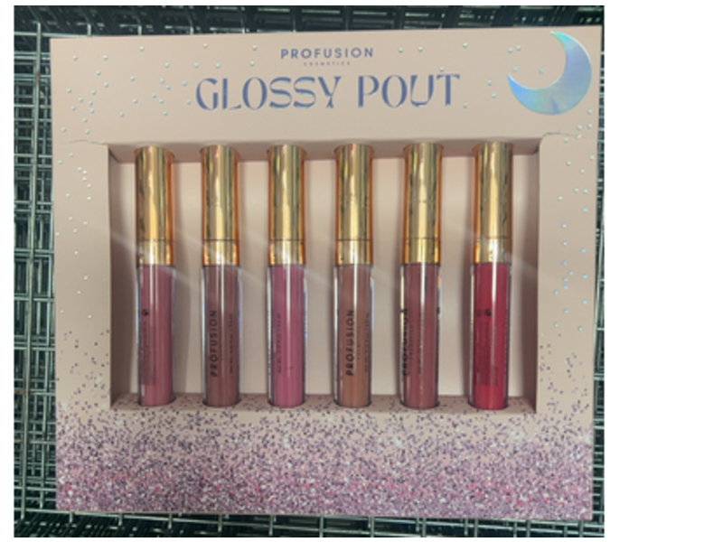 Profusion Cosmetics Glossy Pout Set, 0.12 fl oz/3.5 mL, 6 Count