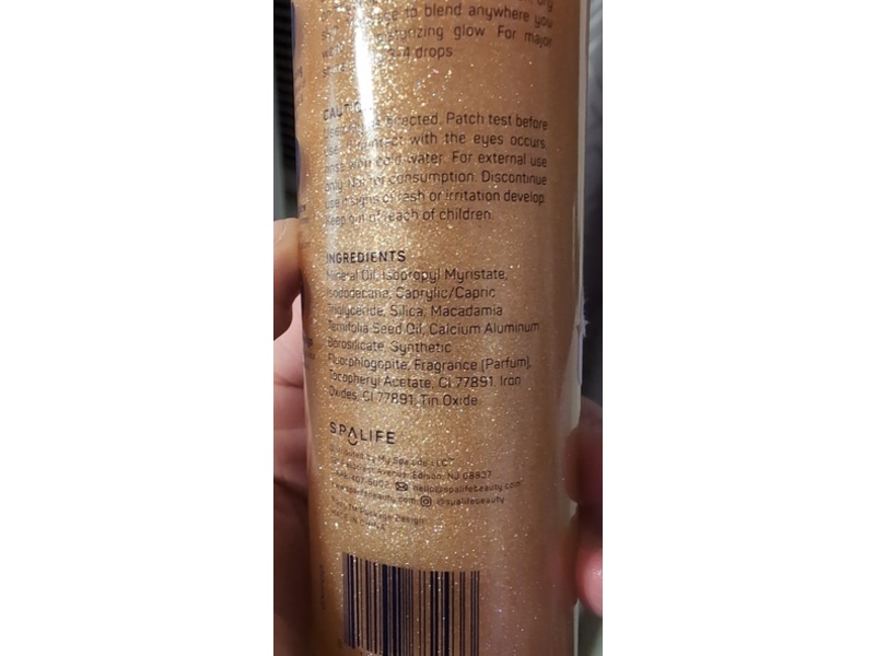 SpaLife Glow Multi-Purpose Dry Oil, Tropical Mango, 3.4 fl oz/100 mL