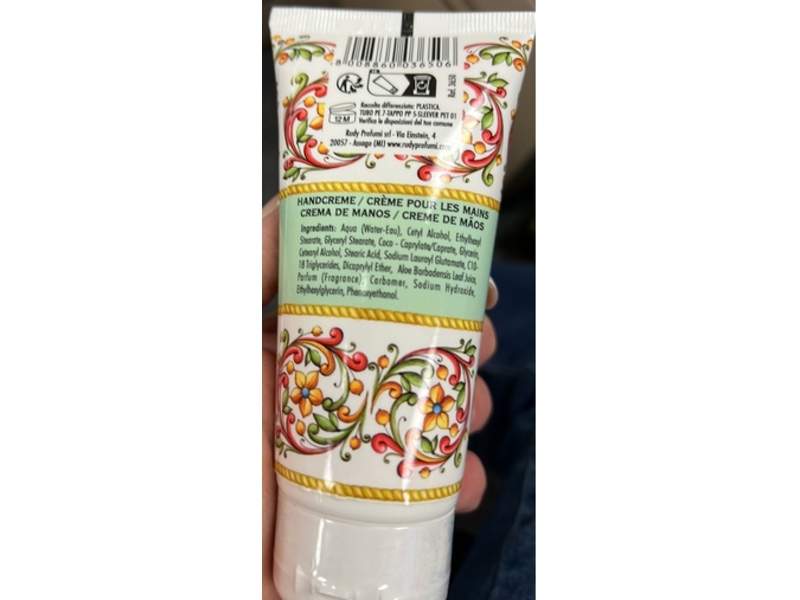 Rudy Profumi Hand Cream, Cherry Blossom, 3.3 fl oz/100 mL