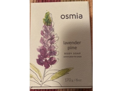 Osmia Lavendar Pine Body Soap, 6 oz/170 g