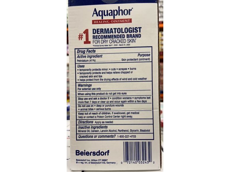 Aquaphor Advanced Therapy Healing Ointment, 14 oz (396 g), Pack of 2
