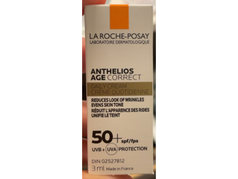 La Roche Posay Anthelios Age Correct Daily Cream, SPF 50+, 3 mL