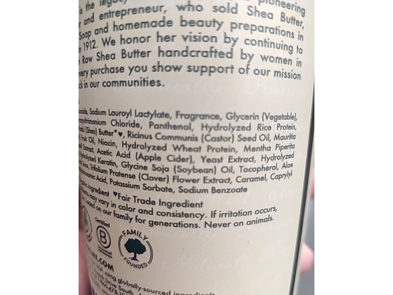 SheaMoisture Strengthen & Restore Shampoo, Jamaican Black Castor Oil, 24 fl oz/710 mL