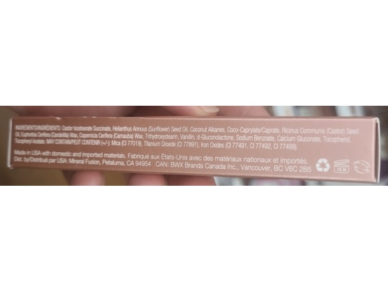 Mineral Fusion Hydro-Shine Lip Gloss, Rabida, 0.15 fl oz/4.5 mL