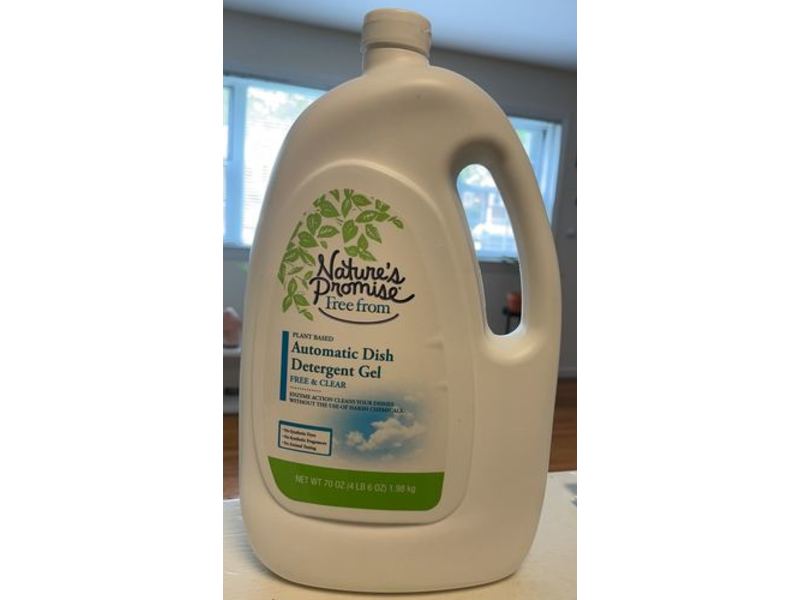 Nature's Promise Free From Automatic Dish Detergent Gel, Free & Clear, 70 oz/1.98 kg