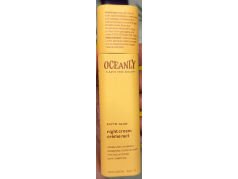 Attitude Oceanly Phyto Glow Night Cream Stick, 1 oz/30 g