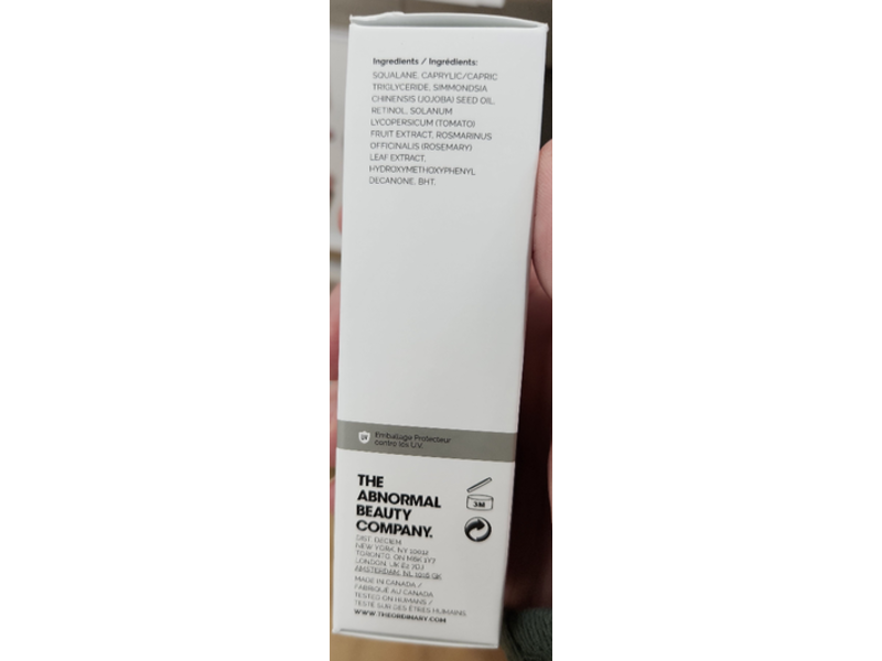The Ordinary Retinol 0.5% In Squalane, 1 fl oz/30 mL