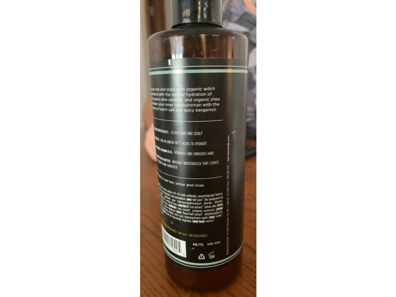 Barrel & Oak 2 In 1 Shampoo & Conditioner, Black Oak, 16 fl oz/473 mL