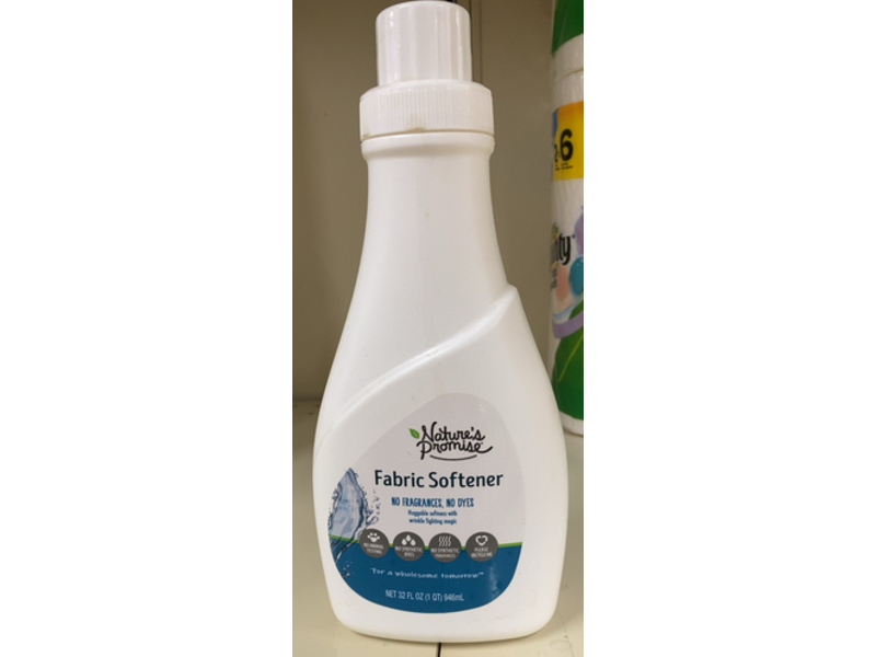 Nature's Promise Fabric Softener, 32 fl oz/946 mL