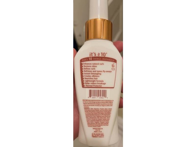 It's A 10 Coily Miracle Leave-In Product, 4 fl oz/100 mL