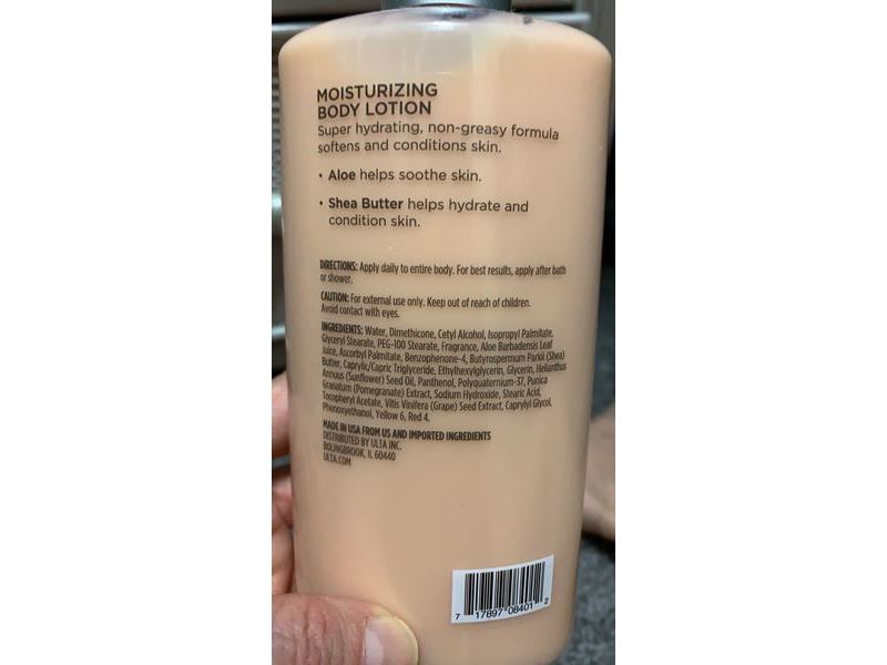Ulta Beauty Moisturizing Body Lotion, Guava Sangria, 10 fl oz/296 mL