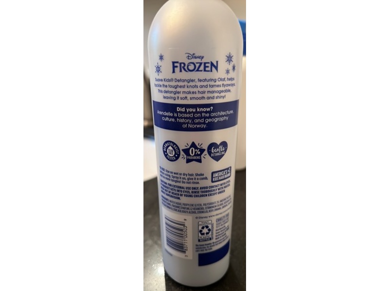 Suave Kids Disney Frozen Detangler Spray, Frosted Berry, 10 fl oz/295 mL