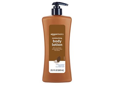 Amazon Basics Moisturizing Body Lotion, Cocoa Butter, 20. fl oz/600 mL