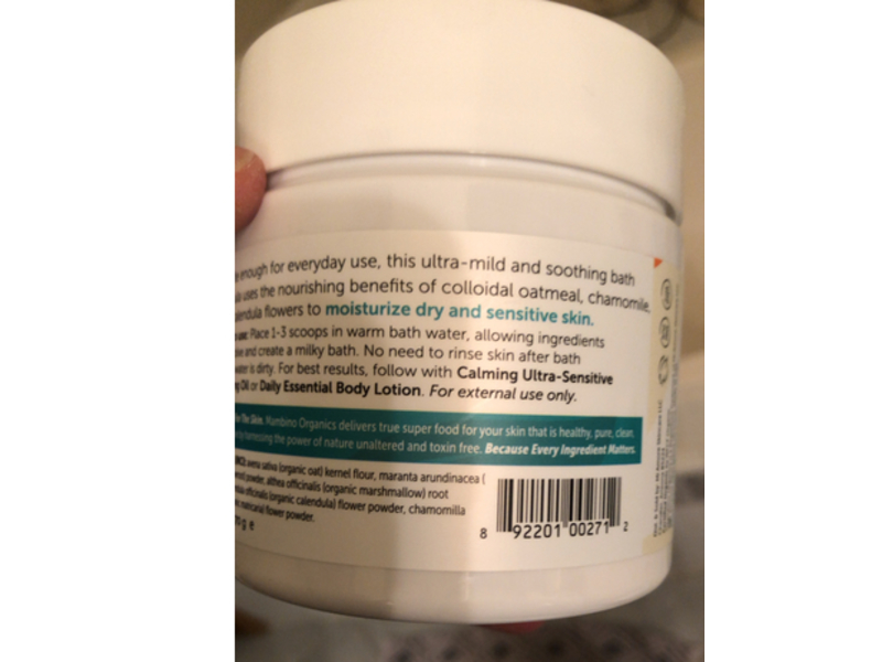 Mambino Organics Soothing Colloidal Oatmeal Bath, 6 fl oz/170 g