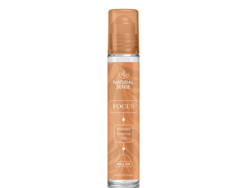Natural Sense Blended Essential Oils Roll On, Focus, 0.33 fl oz/10 mL