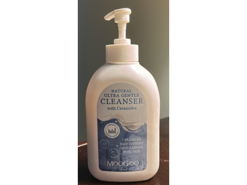 MooGoo Natural Ultra Gentle Cleanser, Ceramide, 500 mL