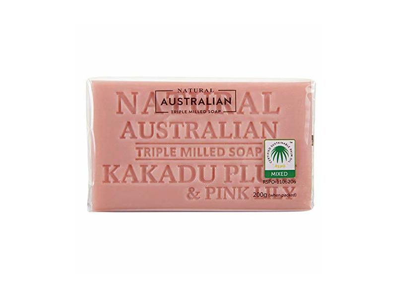 Australian Triple Milled Soap, Kakadu Plum & Pink Lilly, 200 g