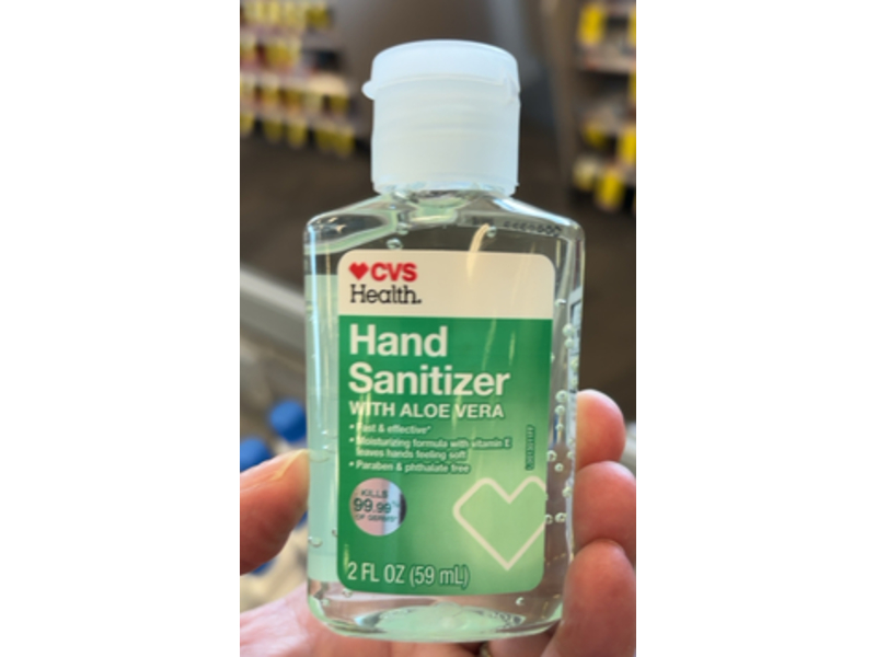CVS Health Hand Sanitizer with Aloe Vera, 2 fl oz/59mL