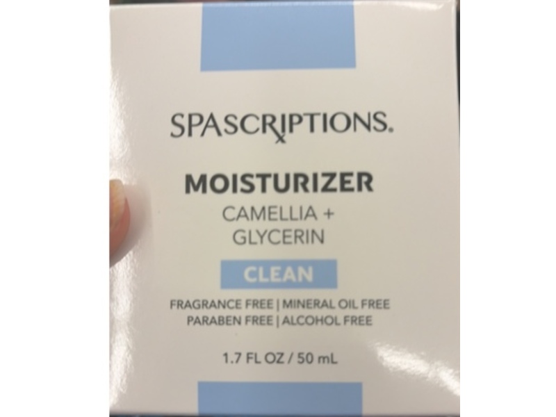 Spascriptions Moisturizer, Camellia + Glycerin, 1.7 fl oz/50 mL