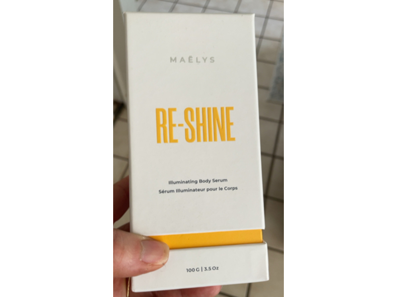 Maelys Re-Shine Illuminating Body Serum, 3.5 oz/100 g