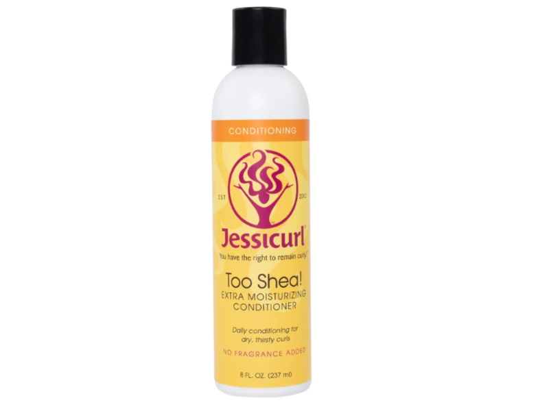 Jessicurl Too Shea! Extra Moisturizing Conditioner, No Fragrance Added, 8 fl oz/237 mL.
