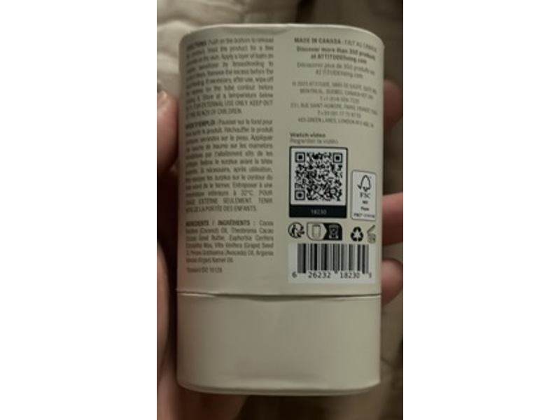 Attitude Blooming Belly Nursing Balm Stick, 1 oz/30 g