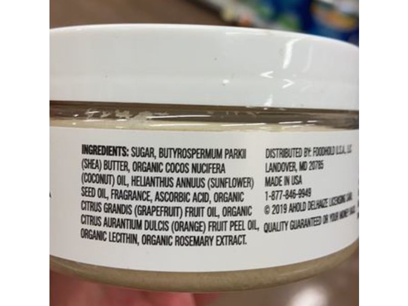 Nature's Promise Butter & Sugar Body Scrub, Grapefruit Bergamot, 8 oz / 227 g