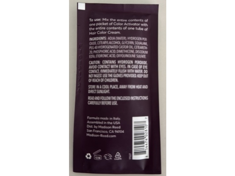 Madison Reed Root Perfection Color Activator, 0.5 fl oz/15 mL