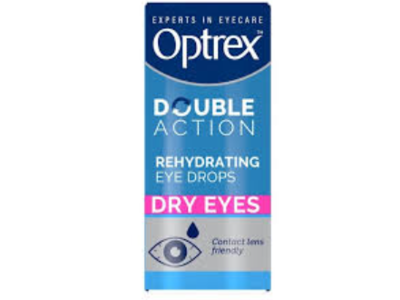 Optrex Double Action Rehydrating Eye Drops, 10 mL