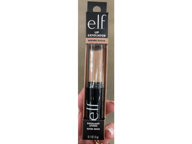 e.l.f. Lip Exfoliator, Brown Sugar, 0.1 oz/3 g