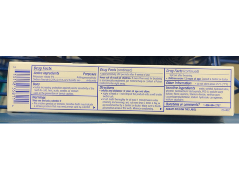 Sensodyne Clinical White Toothpaste, Enamel Strengthening, 3.4 oz/96.4 g, Pack Of 3