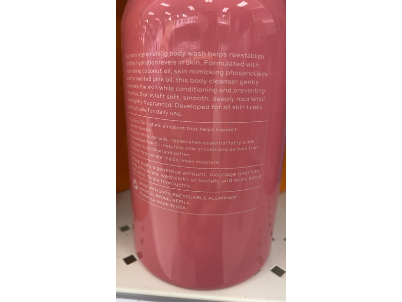 Saltair Skin Softening Serum Body Wash, Pink Beach, 17 fl oz/500 mL