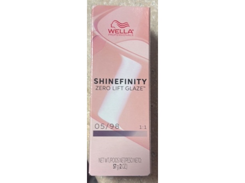 Wella Professionals Shinefinity Zero Lift Glaze Demi Permanent Hair Color, 05/98 Light Brown, 2 oz/57 g