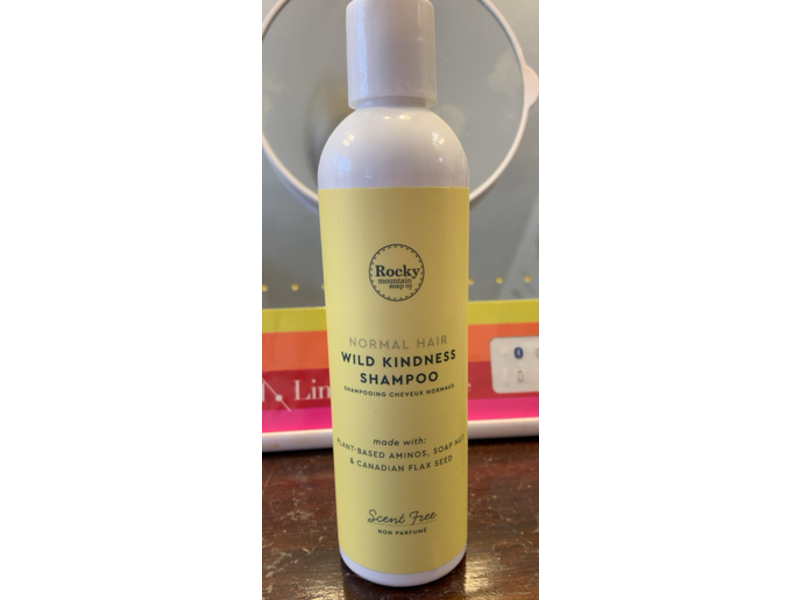 Rocky Mountain Soap Co Wild Kindness Shampoo, Scent Free, 240 mL