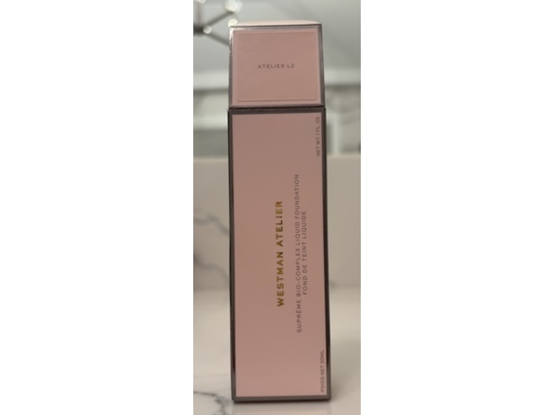 Westman Atelier Supreme Bio-Complex Liquid Foundation, Atelier L2 Light Neutral, 1 fl oz/30 mL
