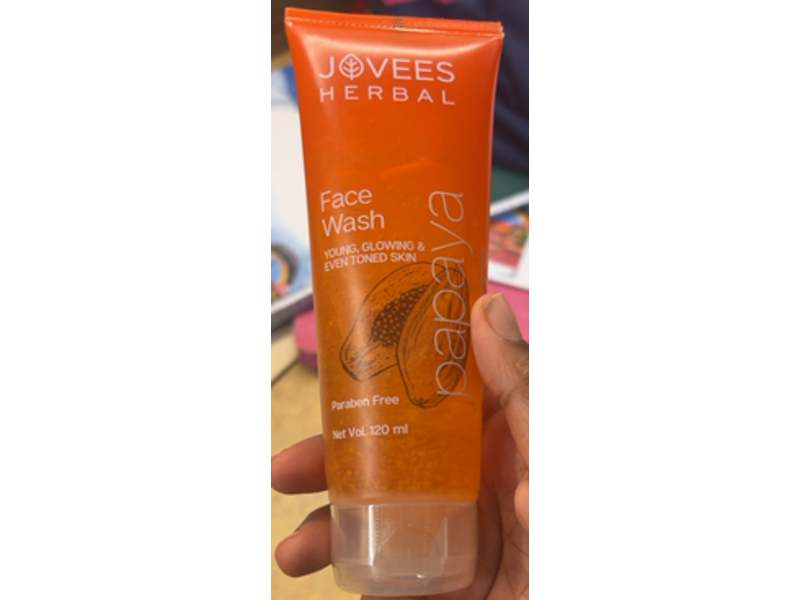 Jovees Face Wash, Papaya, 120 mL