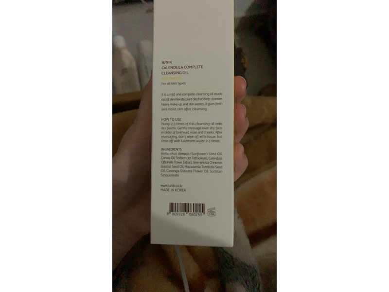 iUNIK Calendula Complete Deep Cleansing Oil, 6.70 fl oz/200 mL