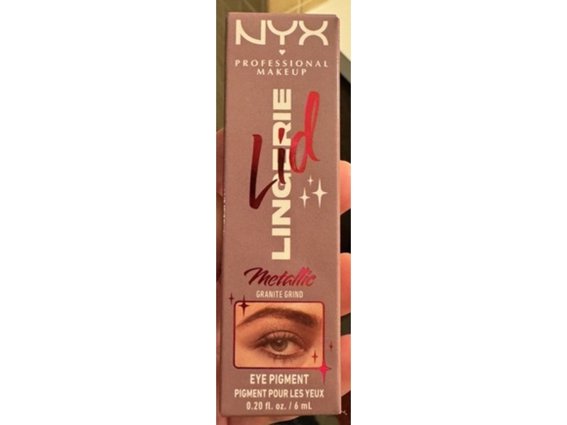NYX Professional Makeup Lingerie Lid Lingerie Cream Eye Pigment, Granite Grind, 0.2 fl oz/6 mL