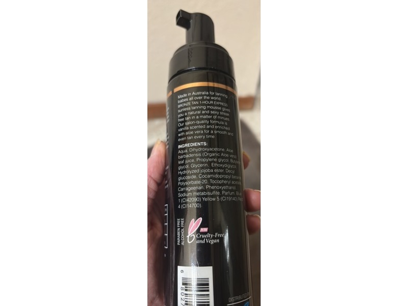 Existing Beauty Bronze Tan Self Tanning Mousse & Moisturizer, Dark, 6.7 fl oz/200 mL