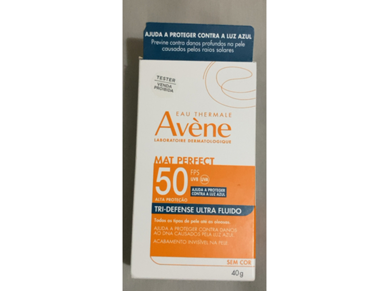 Avene Mat Perfect Fluid Colorless Sunscreen, SPF 50, 40 g
