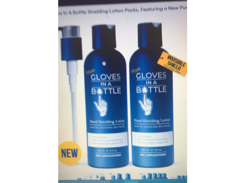 Gloves In A Bottle Hand Shielding Lotion, 8 fl oz/237 mL