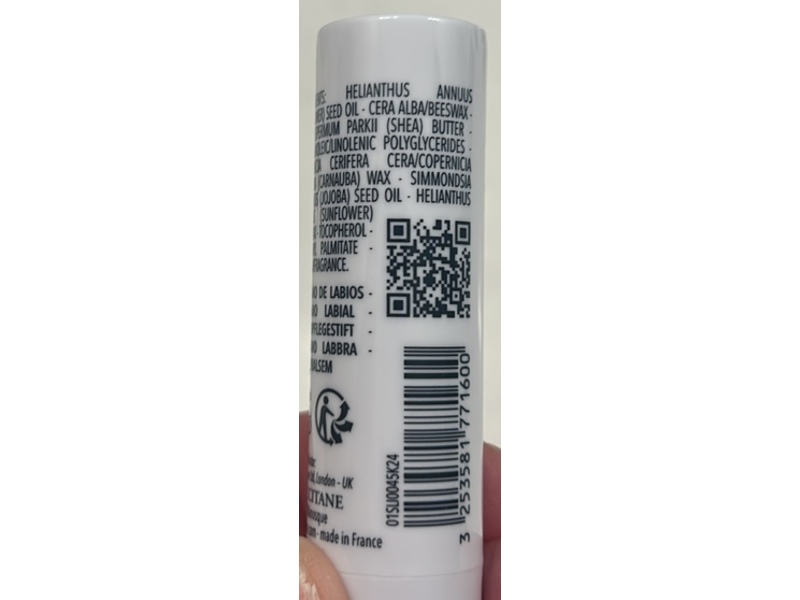 L’Occitane en Provence Ultra Rich Lip Balm, 0.15 oz/4.5 g