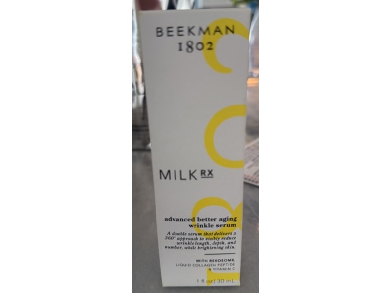 Beekman 1802 Milk Rx Advanced Better Aging Wrinkle Serum, 1 fl oz/30 mL