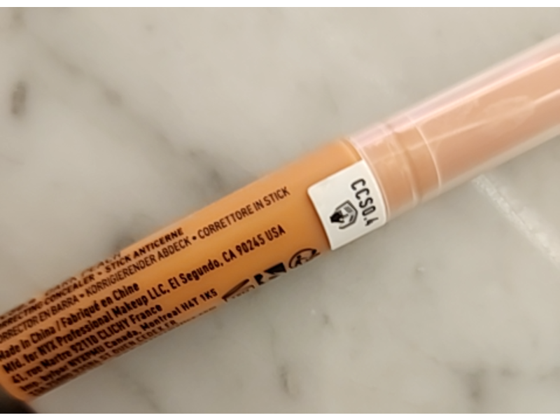 Nyx Professional Makeup Pro Fix Stick Correcting Concealer, Dark Peach, 0.05 oz/1.4 g