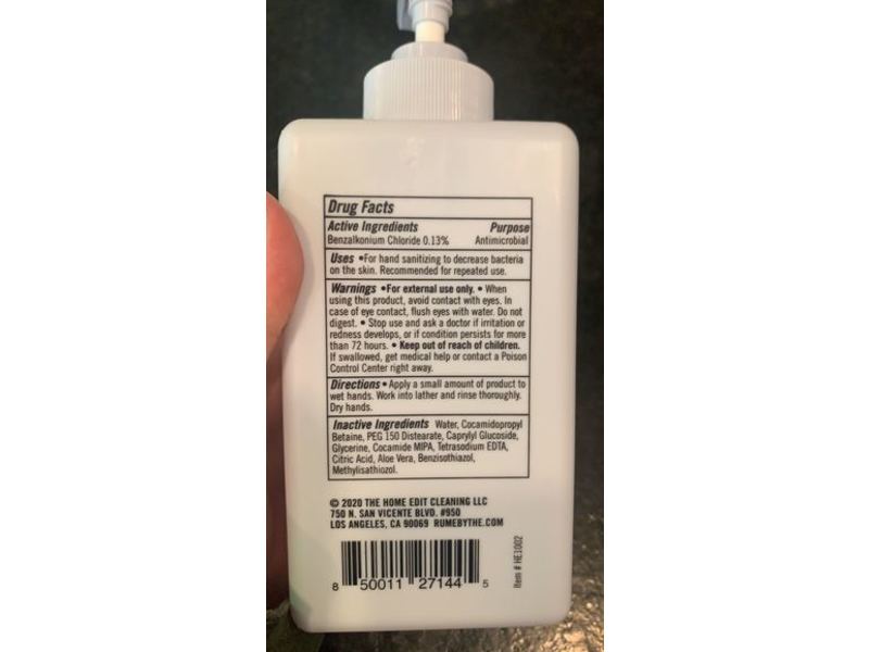 The Home Edit Antibacterial Hand Soap, Rume, 15.2 fl oz/450 mL