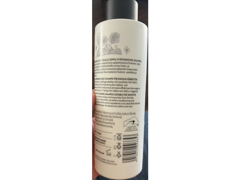 Four Reasons No Nothing Sensitive Deep Cleanse Shampoo, 10.1 fl oz/300 mL